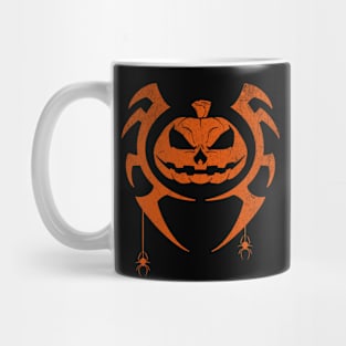 Halloween Pumpkin Spider Mug